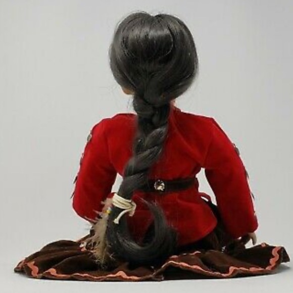 Native American Indian Porcelain Doll - Picture 2 of 5